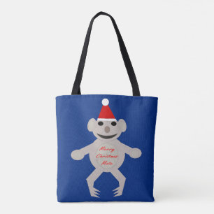 Australian Christmas Koala Bear Tote Bag