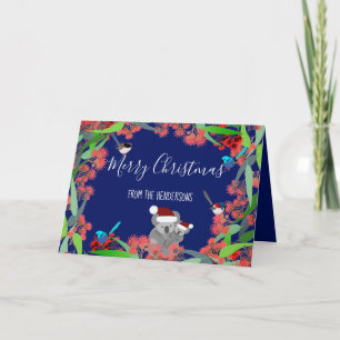 Australian Christmas Photo Card