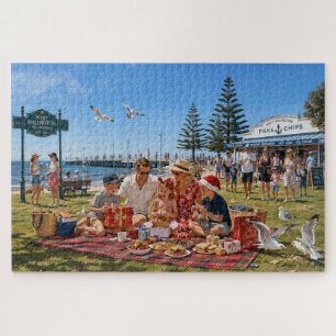 Australian Christmas Port Arlington Melbourne Jigsaw Puzzle