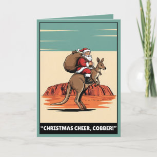 Australian Christmas Santa Card