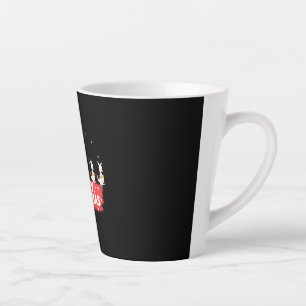 Australian Christmas, Santa Claus, beach Latte Mug