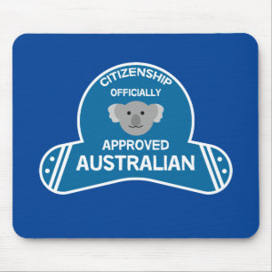 Australian Citizenship Aussie Citizen Two-Tone C Mouse Mat