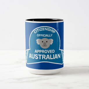 Australian Citizenship   Aussie Citizen Two-Tone Coffee Mug