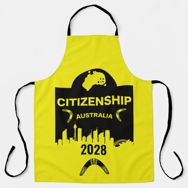 Australian Citizenship Gift Apron (Front)