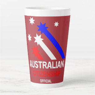 Australian Citizenship Gift   Aussie Citizenship   Latte Mug