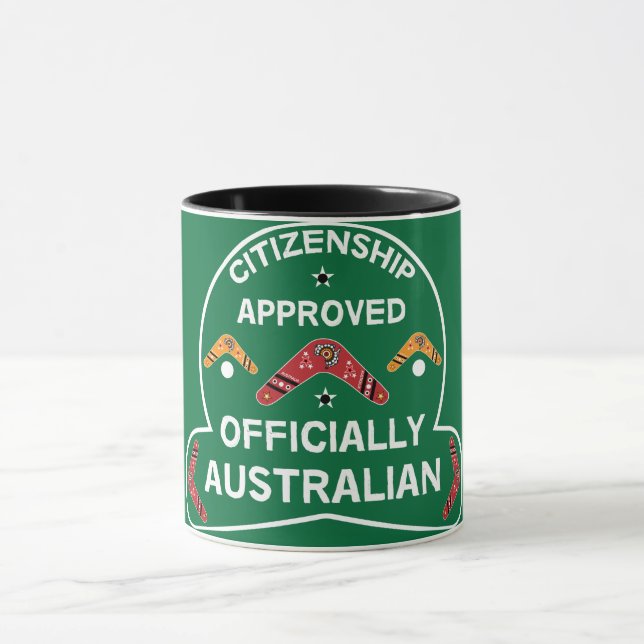 Australian Citizenship Gift | Aussie Citizenship  Mug (Center)