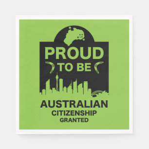 Australian Citizenship Gift Napkin