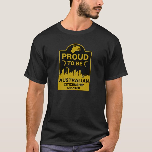 Australian Citizenship Gift T-Shirt (Front)