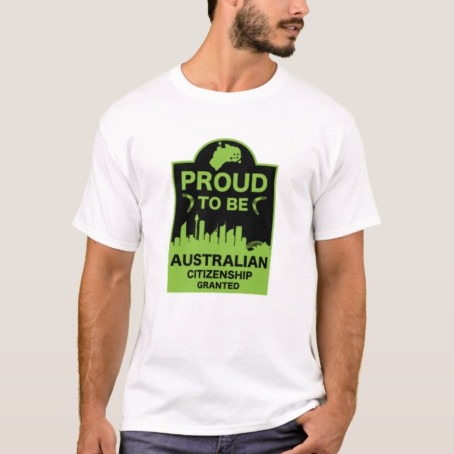 Australian Citizenship Gift T-Shirt (Front)