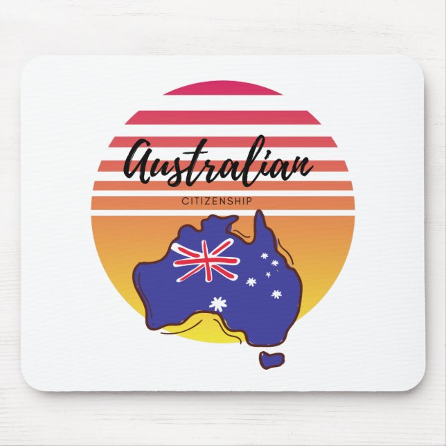 Australian Citizenship Mouse Mat (Front)