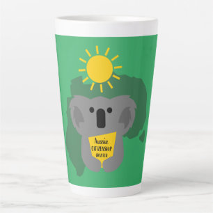 Australian Citizenship Party Congratulations Gift Latte Mug