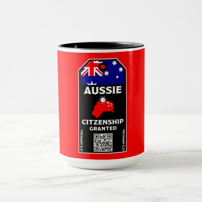 Australian Citizenship Party Congratulations   Mug (Center)