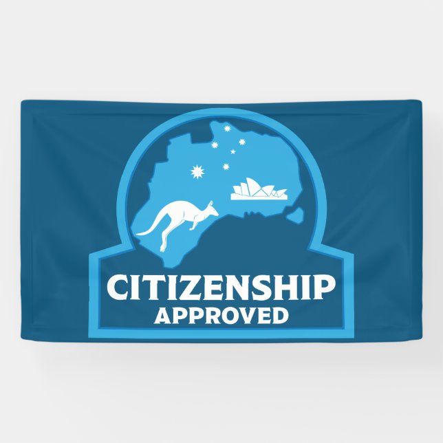 Australian Citizenship Party Gifts Banner (Horizontal)