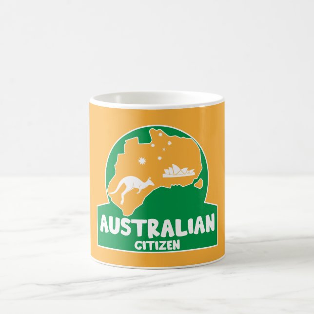 Australian Citizenship Party Gifts Coffee Mug (Center)