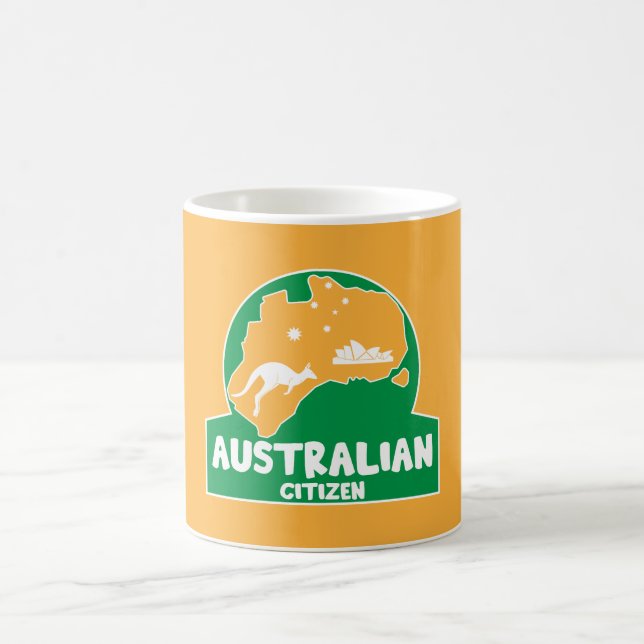 Australian Citizenship Party Gifts Magic Mug (Center)