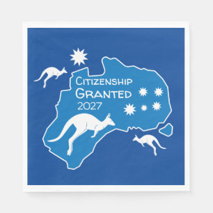 Australian Citizenship Party Gifts Napkin