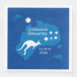 Australian Citizenship Party Gifts Napkin