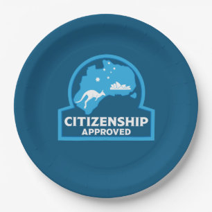 Australian Citizenship Party Gifts Paper Plate