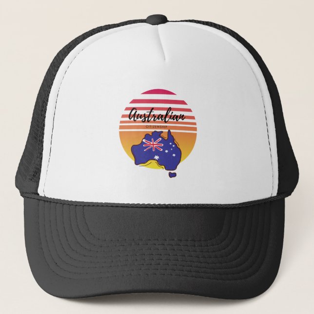 Australian Citizenship Trucker Hat (Front)