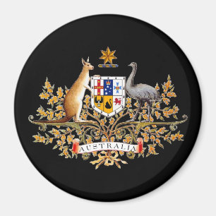Australian Coat of Arms Magnet