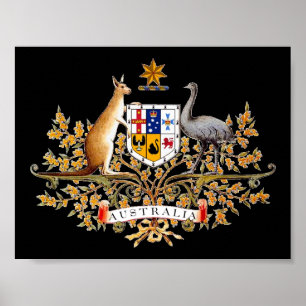 Australian Coat of Arms Print