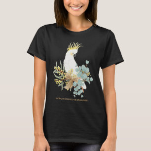 Australian Cockatoo and Wildflowers T-Shirt