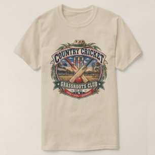 Australian Country Cricket Vintage Grassroots Cric T-Shirt