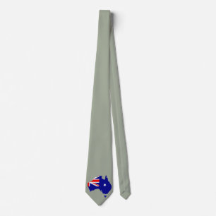 Australian country flag tie