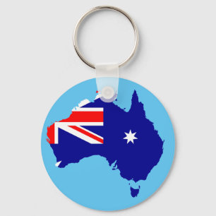 Australian country key ring