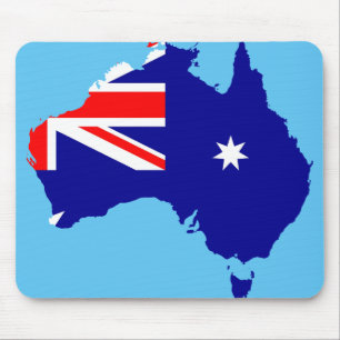 Australian country mouse mat