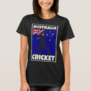 Australian Cricket Fan Flag Of Australia Cricket T-Shirt