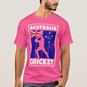 Australian Cricket Fan Flag Of Australia Cricket T-Shirt