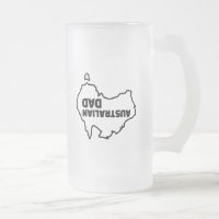 Australian Dad - Funny Beer Mug for an Aussie Dad