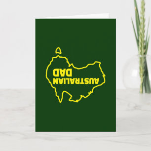Australian Dad - Upside-down Joke Card