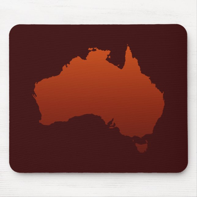 Australian Desert Shape Mouse Mat (Front)