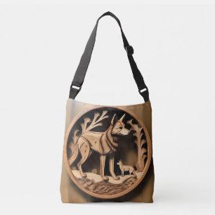 "Australian Dingo: A Nature's Print" Crossbody Bag