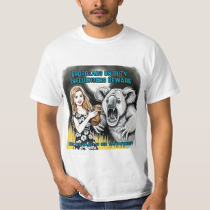Australian Dropbears & Wombat Wrongs T-Shirt