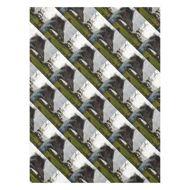 Australian Emu Twinkle Eyes, Tablecloth (Front)