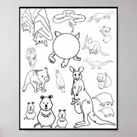 Australian Endangered Animals, Poster