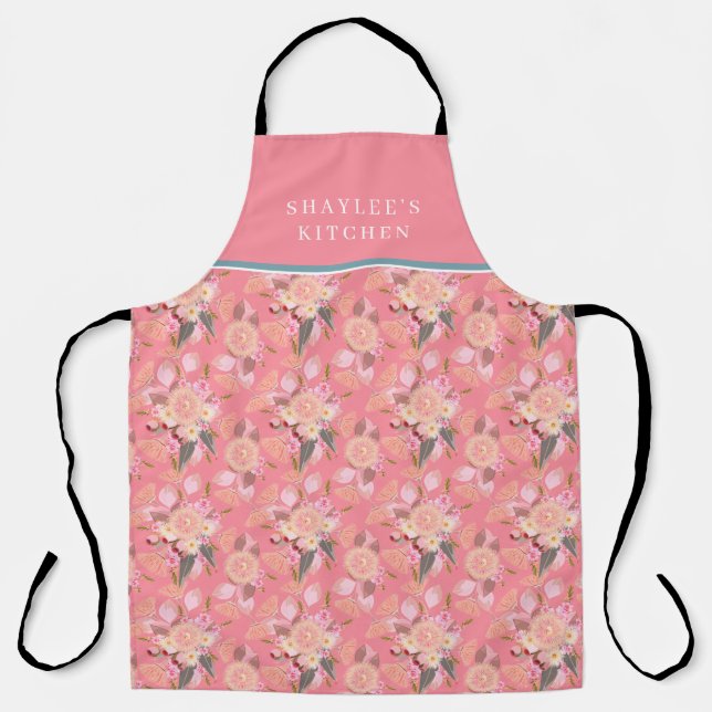 Australian Eucalyptus Blooms Apron (Front)