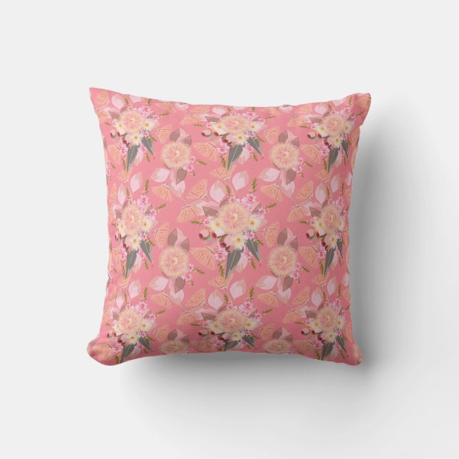 Australian Eucalyptus Blooms  Cushion (Front)