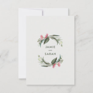 Australian Eucalyptus RSVP Card
