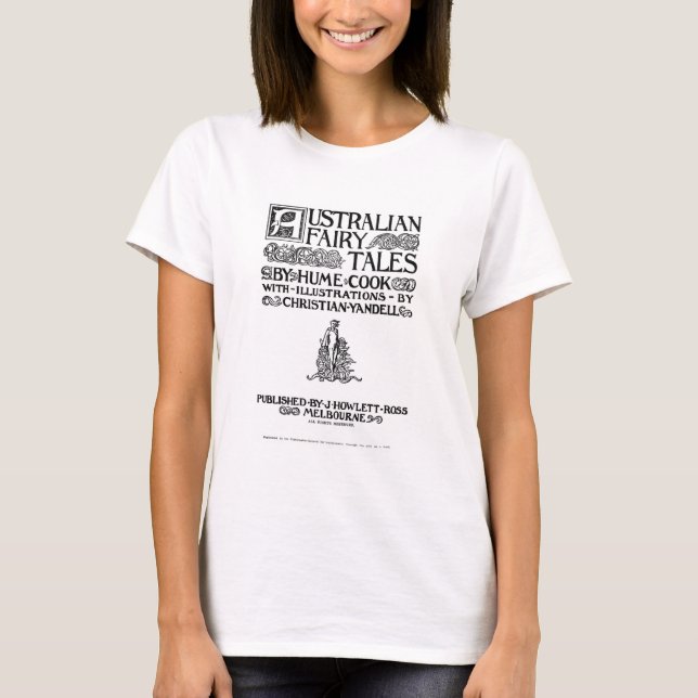 Australian Fairy Tales Vintage Book Cover T-Shirt (Front)