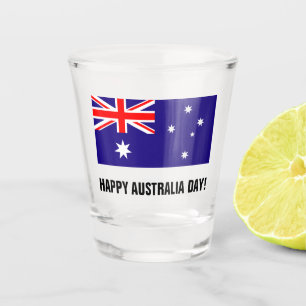 Australian flag Australia Day drinking party gift Shot Glass