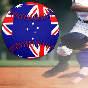 Australian Flag & Australia sports /Baseball Balls