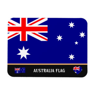 Australian Flag & Australia travel, holiday /Sport Magnet