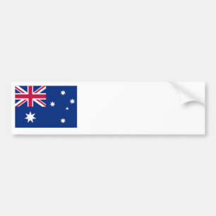 Australian flag bumper sticker