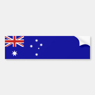 Australian flag bumper sticker