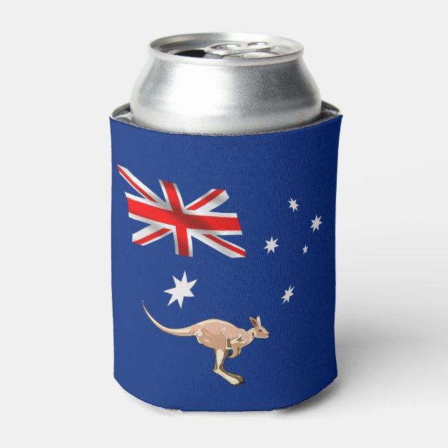 Australian flag  can cooler (Can Front)
