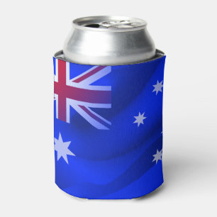 Australian flag can cooler